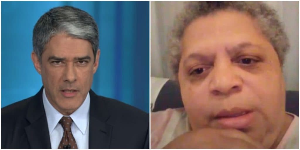 Ex-funcionária de Bonner, após acusação contra o jornalista, esculacha com recado público: "Nem olhar na cara''