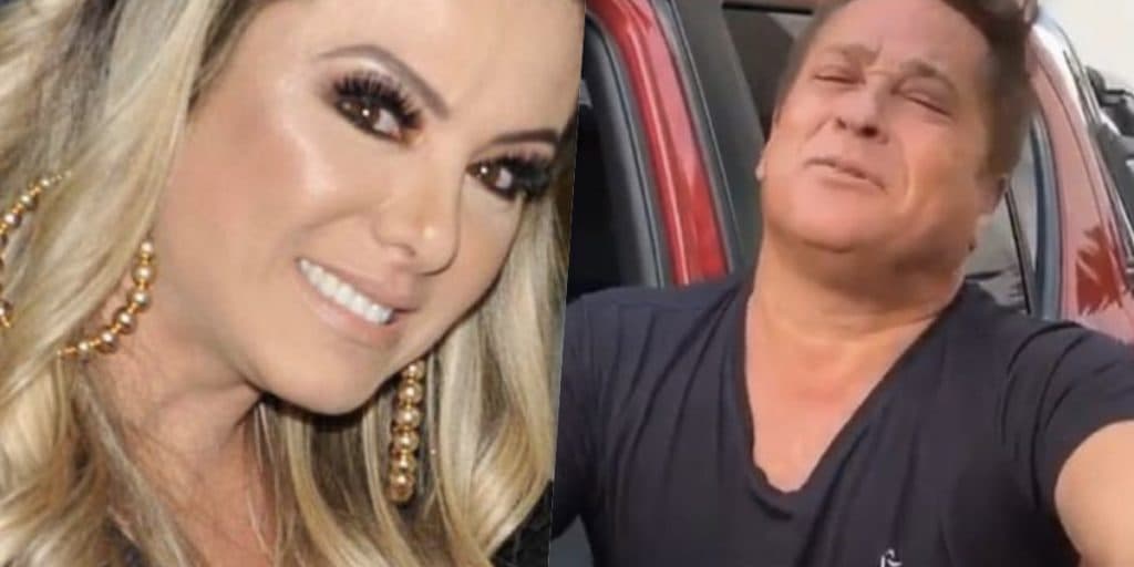 Esposa de Leonardo ultrapassa limites, grava vídeo de sexo na casa que mora com o cantor e confessa: "Tô com dó''