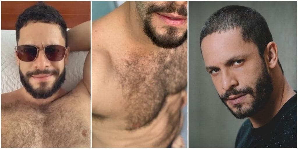 Rainer Cadete, galã da Globo, tira a roupa, expõe parte avantajada e assume em público: 'Faz tempo'