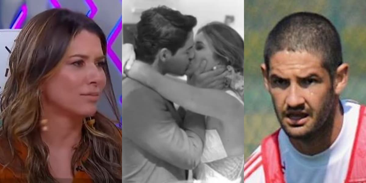 Rebeca Abravanel e Alexandre Pato estão casados há 1 ano (Foto: Reprodução/SBT/Instagram) Rebeca Abravanel e Alexandre Pato estão casados há 1 ano (Foto: Reprodução/SBT/Instagram)
