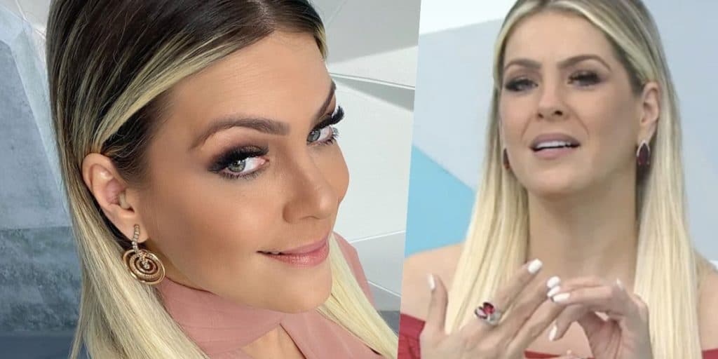 Renata Fan, após levantar a saia e fotos de calcinha cavada, é flagrada em cabine com seios explodindo: "Pulando"