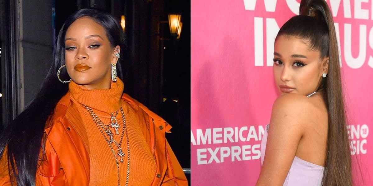 Ariana Grande supera Rihanna e provoca a cantora (Foto: Reprodução) Ariana Grande supera Rihanna e provoca a cantora (Foto: Reprodução)