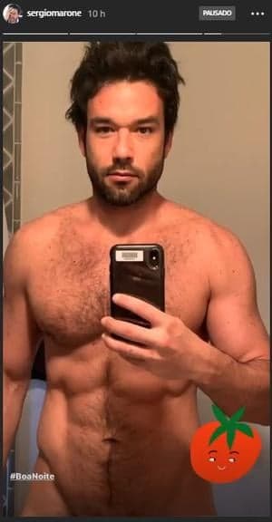 Sérgio Marone postou foto ousada no Instagram (Reprodução)
