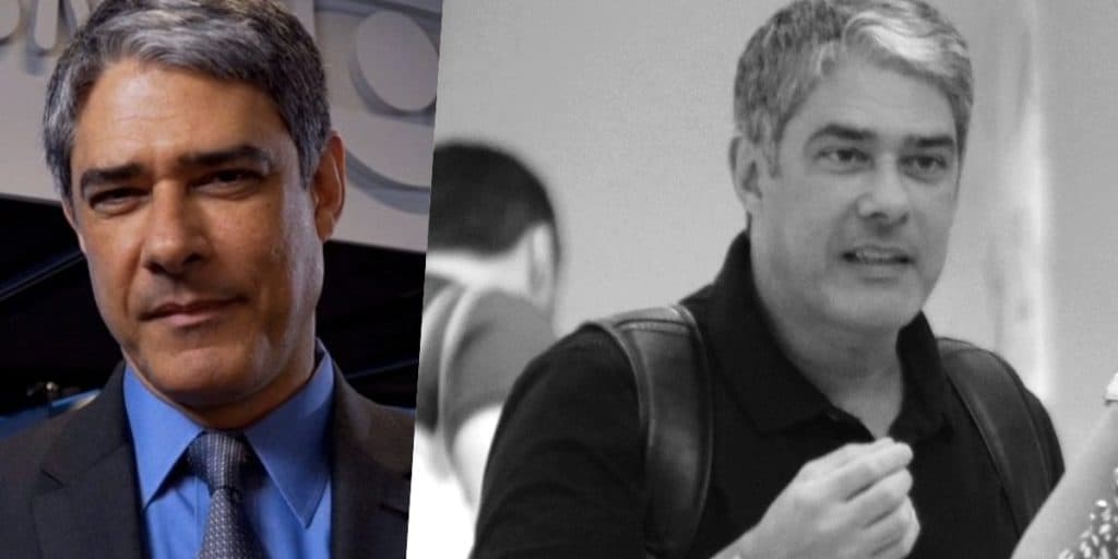 William Bonner cria motim em shopping, para multidão e reação da esposa gera choque bombástico: "Ficou ali olhando"