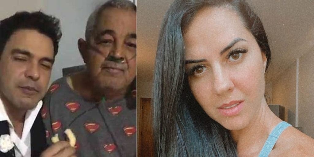 Graciele Lacerda é acusada de colocar pai de Zezé em risco, casal é criticado e idoso é visto de joelhos: "Absurdo"