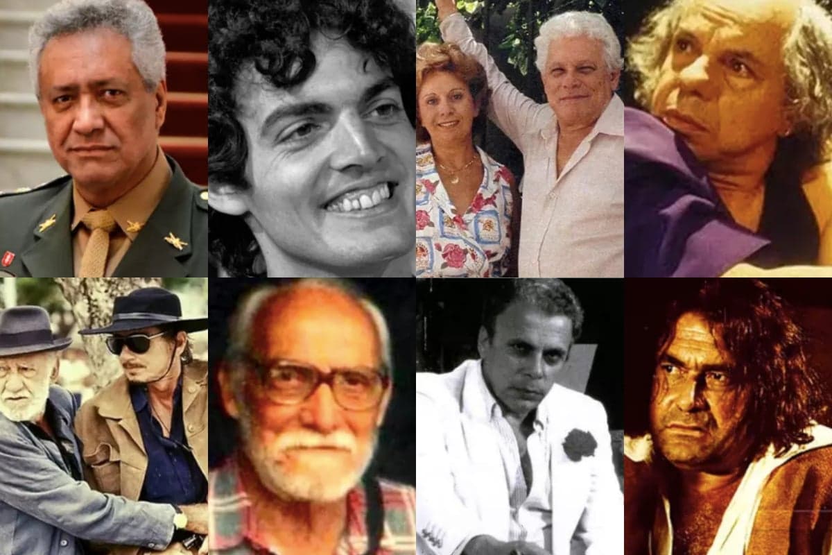 Atores da novela Pantanal que já morreram (Imagem/Montagem/TV Foco)