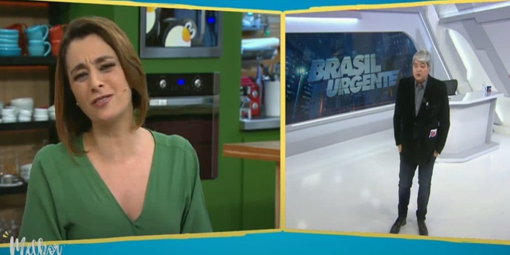 Catia Fonseca é impedida de falar com Datena na Band, apresentador aparece ao vivo e detona: “Comecei a semana mal”