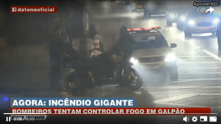 Datena se irritou com multa recebida por sua equipe (Foto: Reprodução) Datena se irritou com multa recebida por sua equipe (Foto: Reprodução)