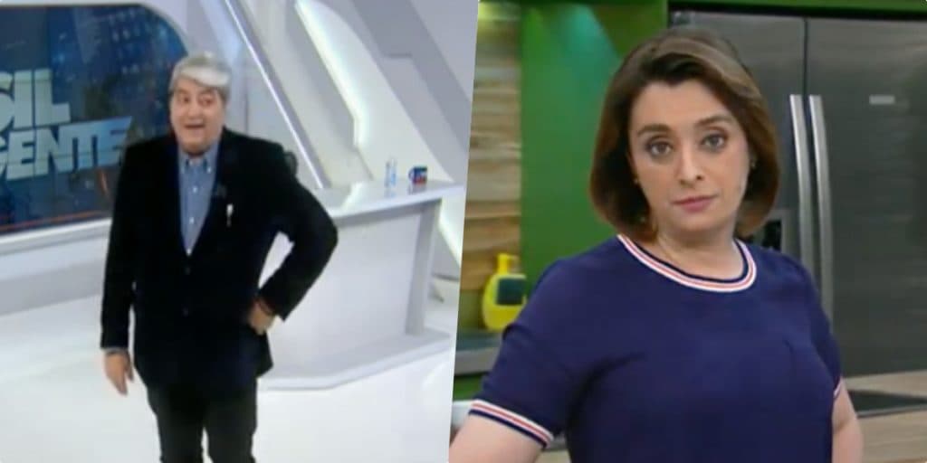 Catia Fonseca vê integrante dizer verdade na cara de Datena e apresentador esculacha: “Condenado é você”