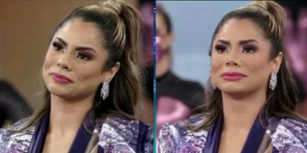 Cantora Lexa no comando do programa Domingão do Faustão - Foto: Montagem
