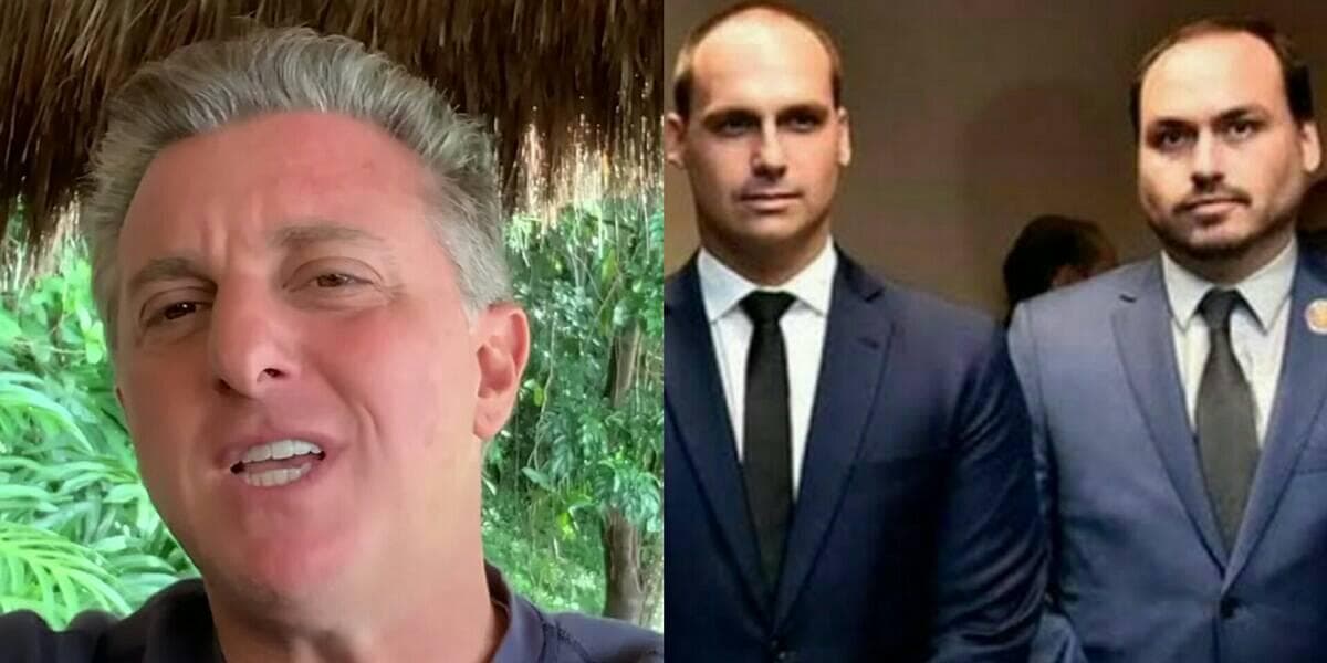 Luciano Huck é criticado por Eduardo e Carlos Bolsonaro após promover festa de aniversário e quebrar isolamento (Foto: Reprodução) Luciano Huck é criticado por Eduardo e Carlos Bolsonaro após promover festa de aniversário e quebrar isolamento (Foto: Reprodução)