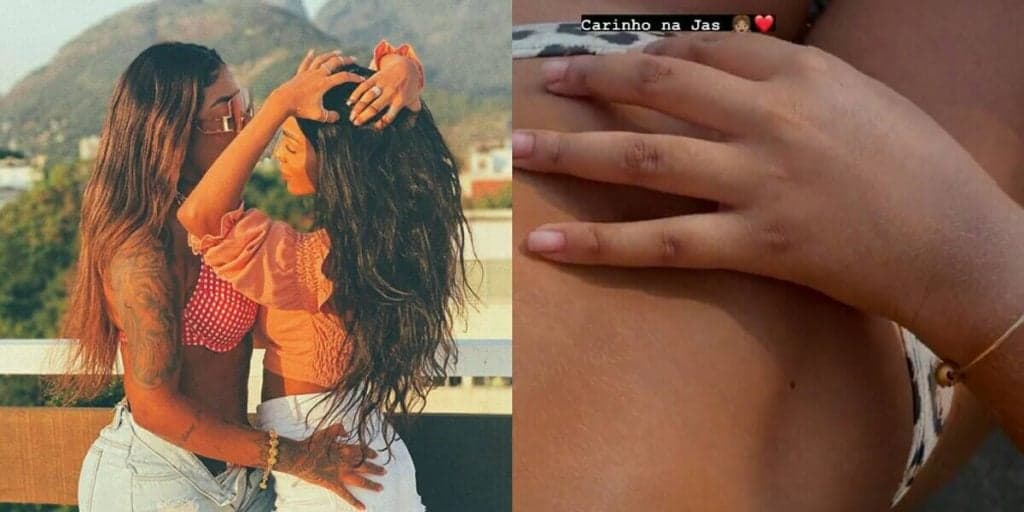Grávida? Ludmilla faz carinho na barriga da esposa e faz anúncio: "Meu primeiro filho"
