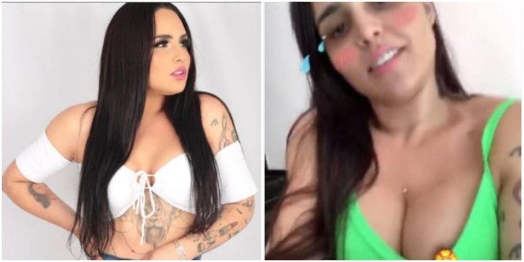 Após venda de conteúdo explícito, vazam fotos de Perlla exibindo os mamilos e sensualizando mostrando parte íntima