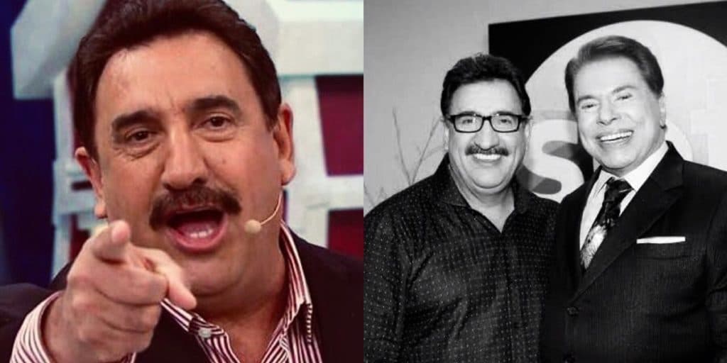 Ratinho, após ver seu programa ser destruído, surge com faca no camarim do SBT e foto é divulgada