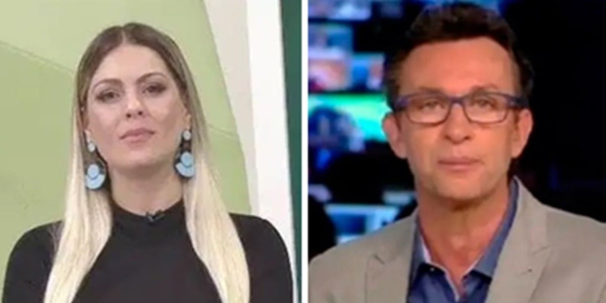 Renata Fan e Neto não se dão bem nos bastidores da Band (Foto: Montagem/TV Foco) Renata Fan e Neto não se dão bem nos bastidores da Band (Foto: Montagem/TV Foco)