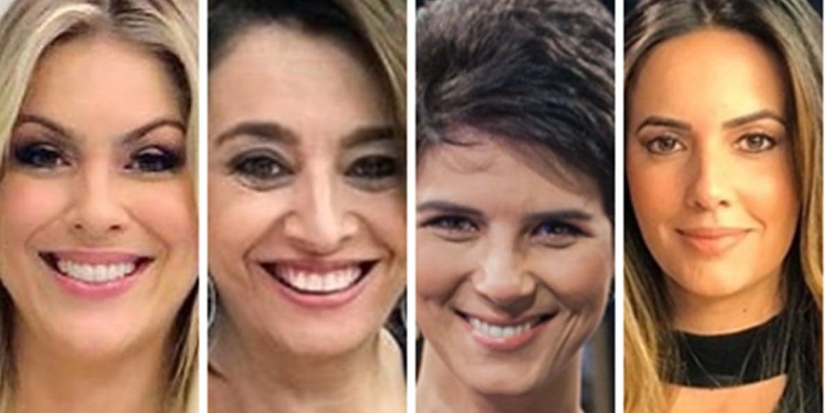 Renata Fan, Catia Fonseca, Mariana Godoy e Paloma Tocci (Foto: Montagem/TV Foco) Renata Fan, Catia Fonseca, Mariana Godoy e Paloma Tocci (Foto: Montagem/TV Foco)