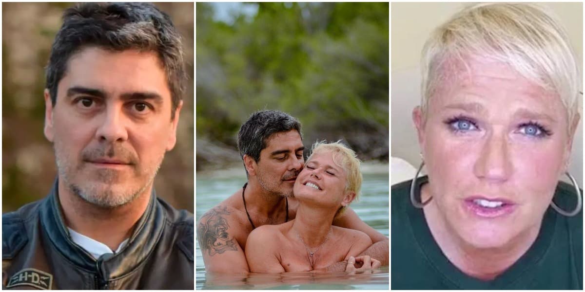  Xuxa parabenizou o namorado, Junno Andrade (Reprodução)