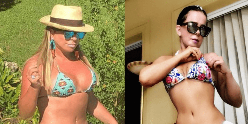 Christina Rocha e Zilu aos 63, têm fotos chocantes de calcinha fininha e cavadas com parte íntima a mostra: "Deus"