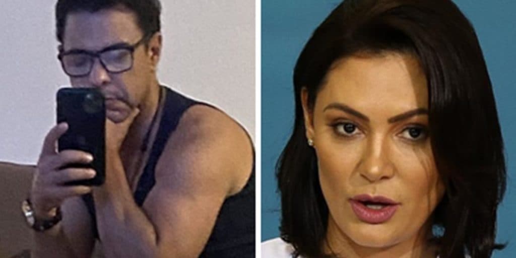 Zezé é pego só de cueca branca no espelho, tem situação exposta e até Michelle Bolsonaro se envolve: "Ferro na área"