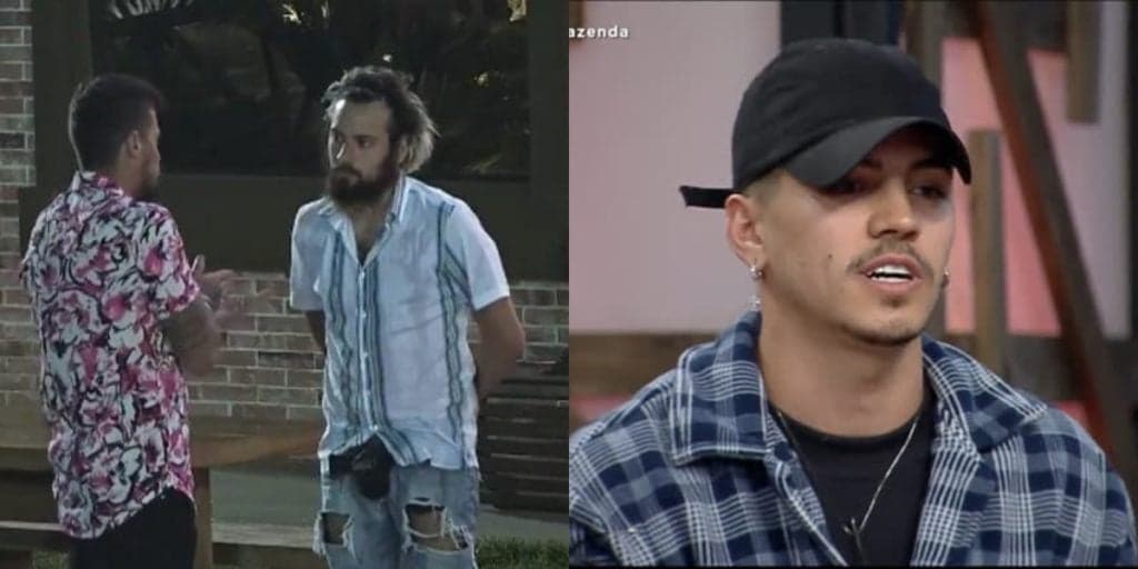 A Fazenda 12: Lipe abre os olhos de Cartolouco e aconselha colega à respeito de Biel: "um moleque"