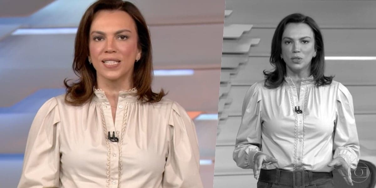 Ana Paula Araújo iniciou o 'Bom Dia Brasil' com uma bomba (Foto: reprodução/Globo) Ana Paula Araújo iniciou o 'Bom Dia Brasil' com uma bomba (Foto: reprodução/Globo)