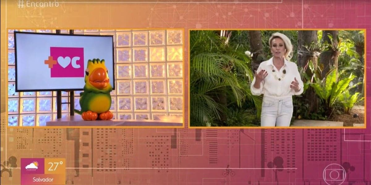 Ana Maria Braga comemorou 45 anos de carreira na televisão brasileira (Foto: Reprodução/TV Globo) Ana Maria Braga comemorou 45 anos de carreira na televisão brasileira (Foto: Reprodução/TV Globo)