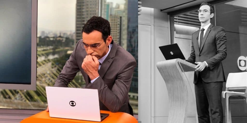 César Tralli faz desabafo sobre casamento, chora em elevador e registro na Globo mostra real brutal: "Flagrante"