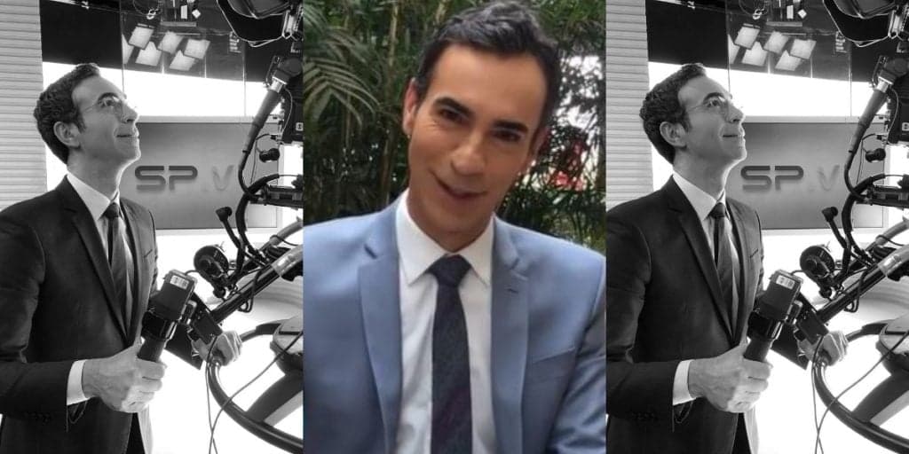 Cesar Tralli, após apagar luzes de estúdio e chorar em elevador ao dar adeus à mulher, expõe vídeo: "Tá indigesto"