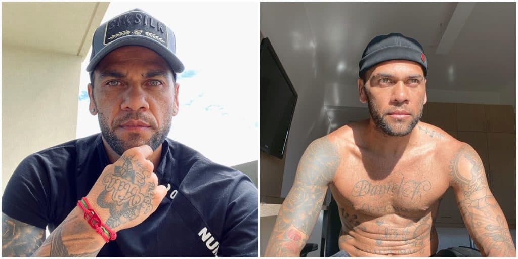 Jogador Daniel Alves surge só de cueca com tudo marcando e esfrega parte gigante na cara do público: 'Pro lado'