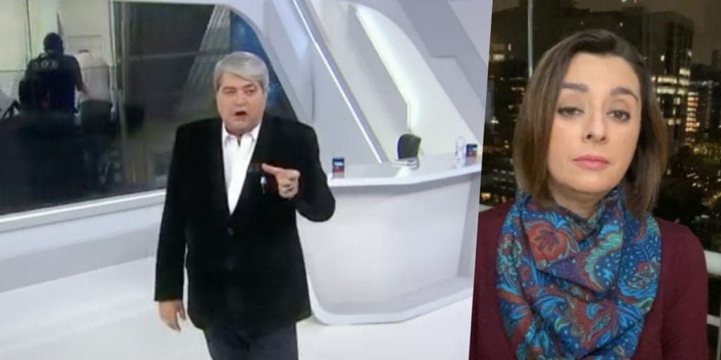 Datena, ao vivo, silencia Catia Fonseca, exige que assunto seja esquecido e expõe mágoa na Band: "Incomoda muito"