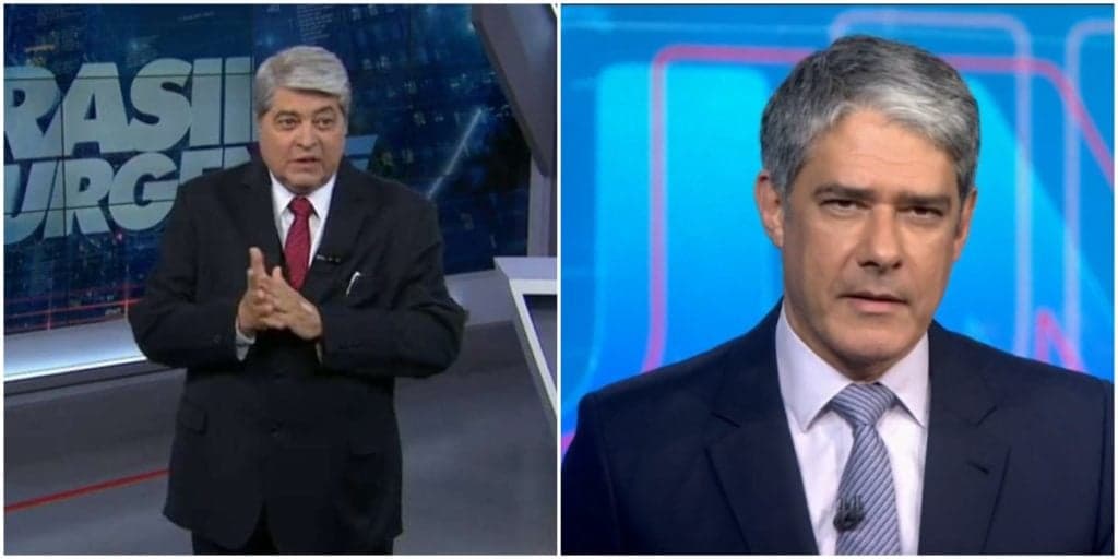 Datena herda todo ódio vindo de William Bonner, lida com maldição e vê vida ser desgraçada: "Não dá mais"