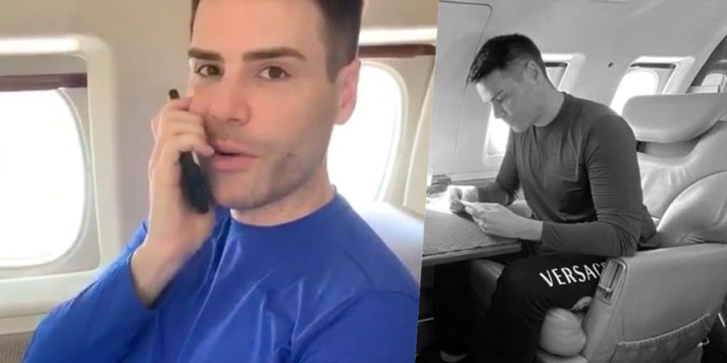 Luiz Bacci é pego batendo boca com apresentador em avião, imagens viralizam e verdade é dita na cara: "Vai embora"
