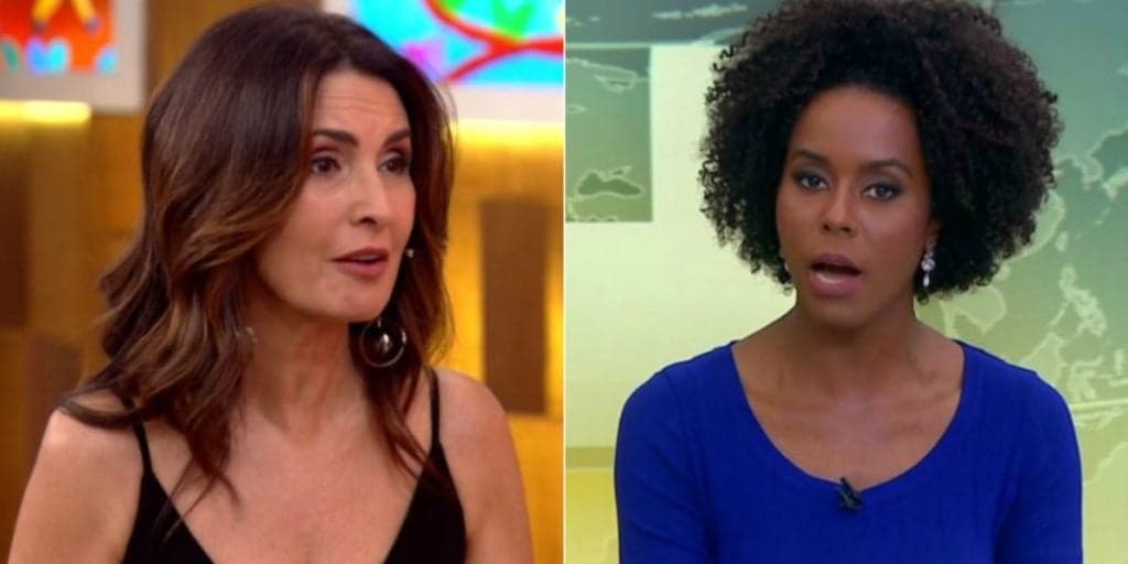 Maju interrompe férias às pressas e surge trancada em camarim com Fátima Bernardes: "Estamos passando"