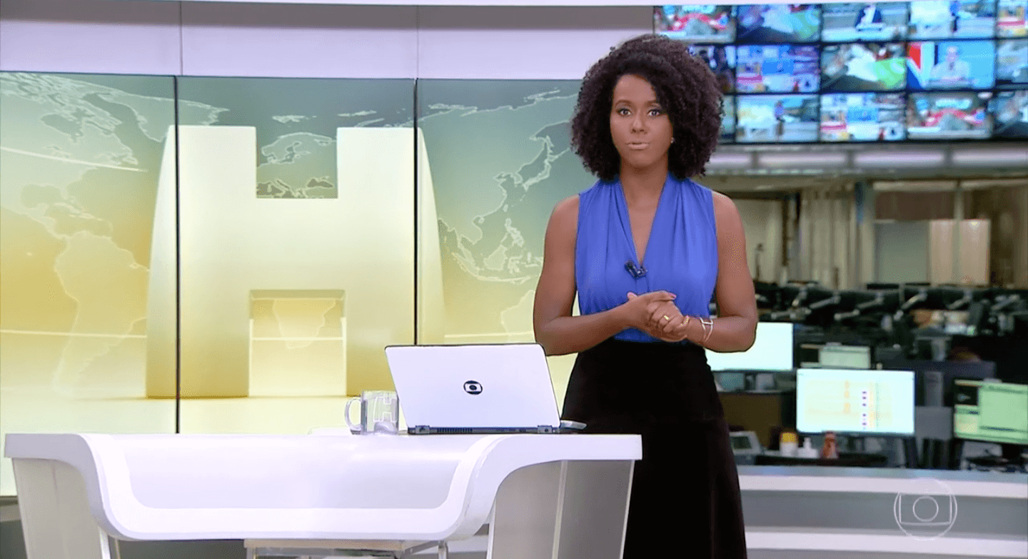 Maju Coutinho está de férias do 'Jornal Hoje' (Foto: reprodução/Globo)