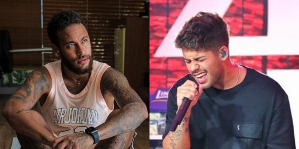 Zé Felipe, filho de Leonardo, é pisado por Neymar em escândalo, se levanta com ódio e humilha jogador: "Minha bola"