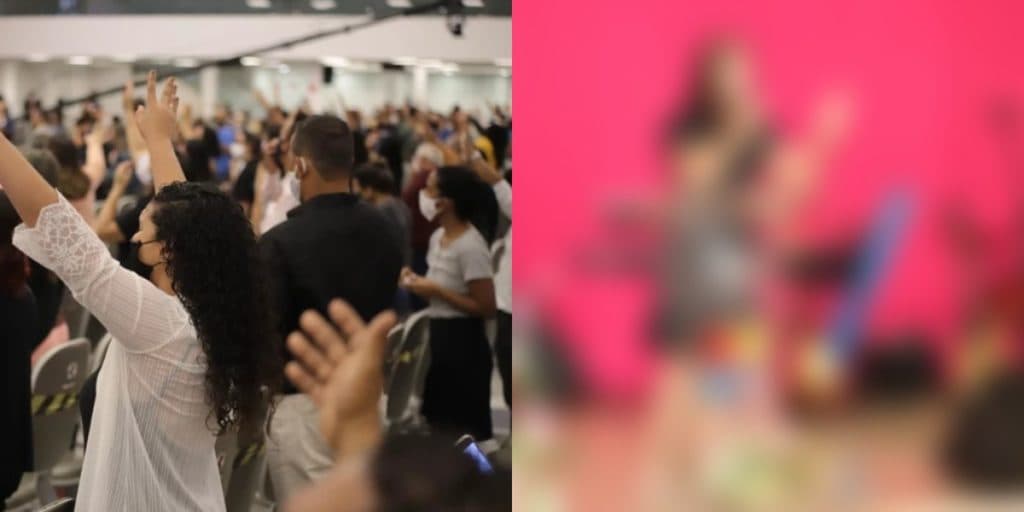 Pastora evangélica saí da linha, ousa e é pega no pulo do gato pelo marido deitada com outro: "filha da pu**"