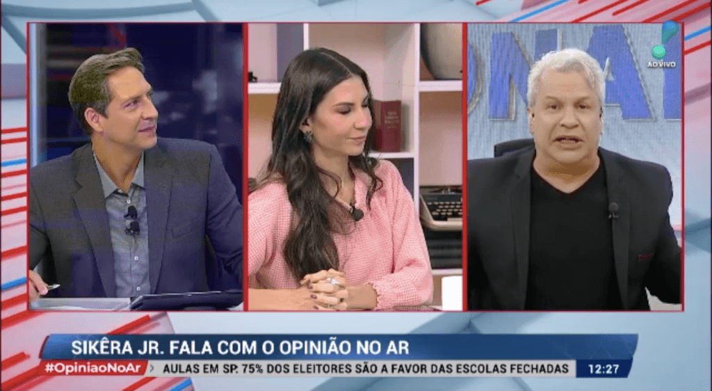 Lacombe estreia com bate-boca de Sikêra Jr. atacando gays e Amanda Klein detonando: "Não é doença"