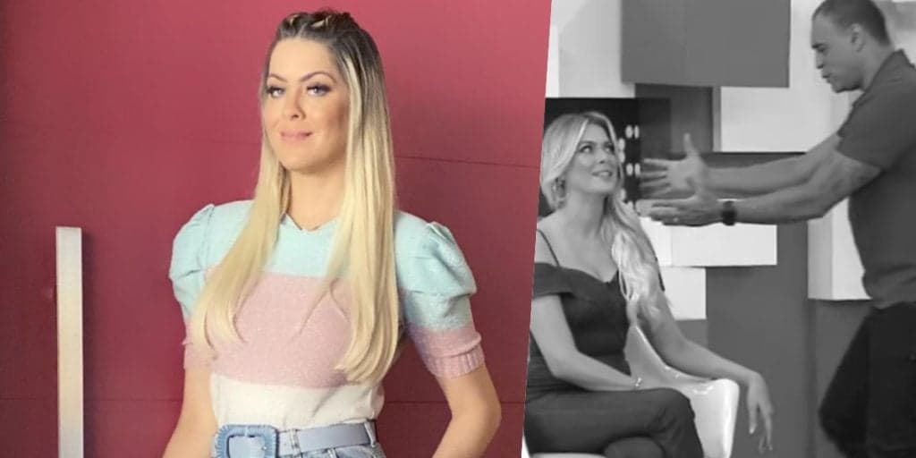 Renata Fan e Denilson têm relação estourada na Band e até vídeo de beijo acaba viralizando: "Eu não tô acreditando"