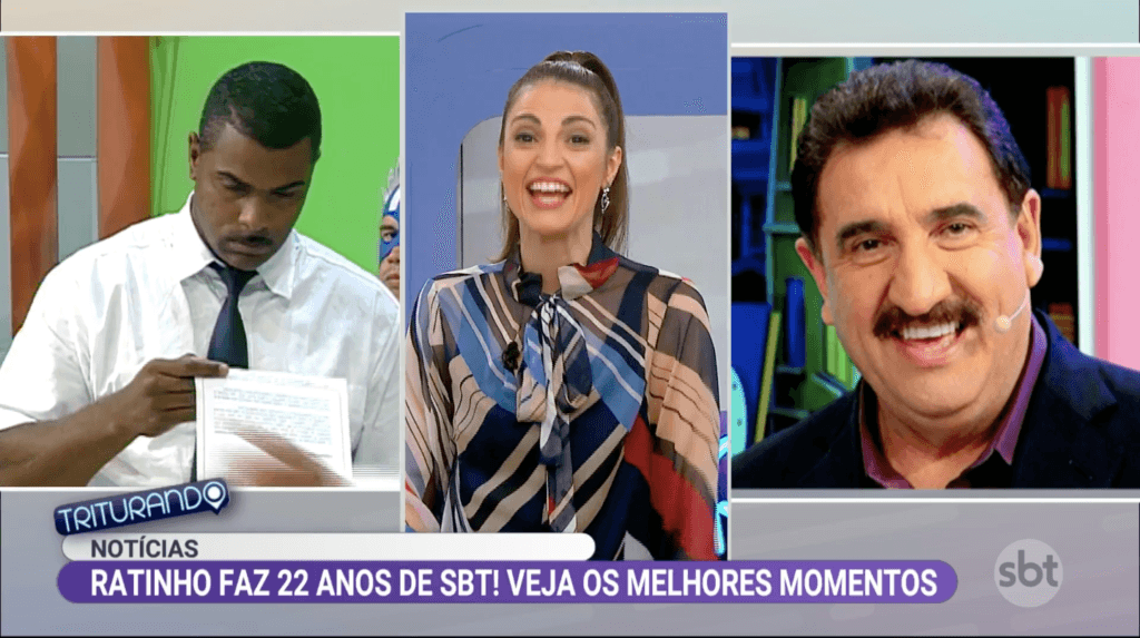 Triturando homenageia 22 anos do programa de Carlos Massa no SBT (Foto: Reprodução)