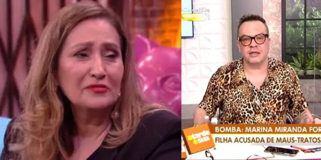 Sonia Abrão se engasga ao vivo, é retirada às pressas do vídeo e colunista é obrigado a apresentar: "Não está bem"