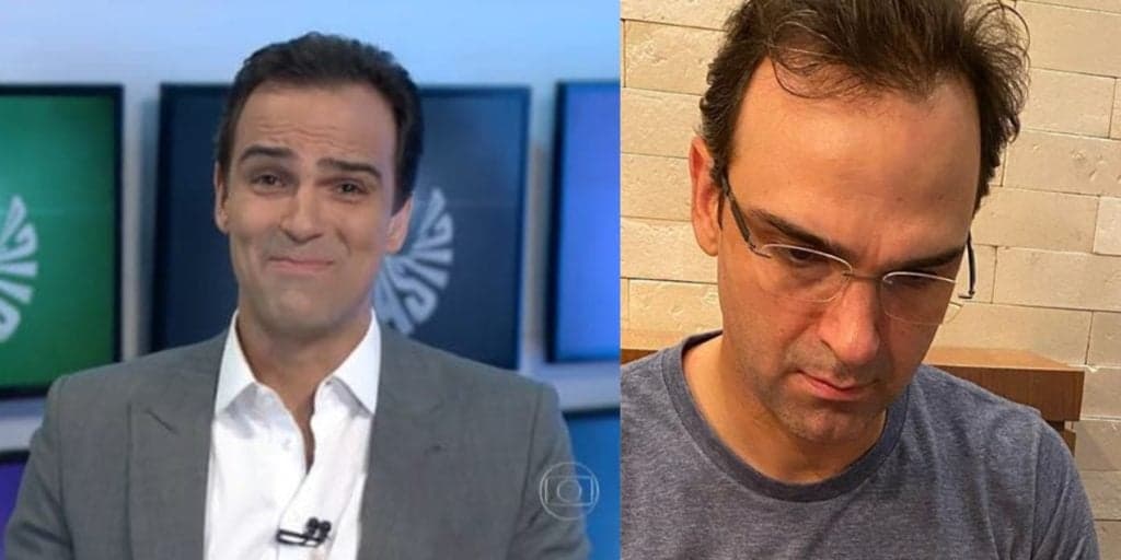 Tadeu Schmidt fica só de calça moletom, após parte íntima gigante que fica bem escondida vazar: "Olha só o tamanho"