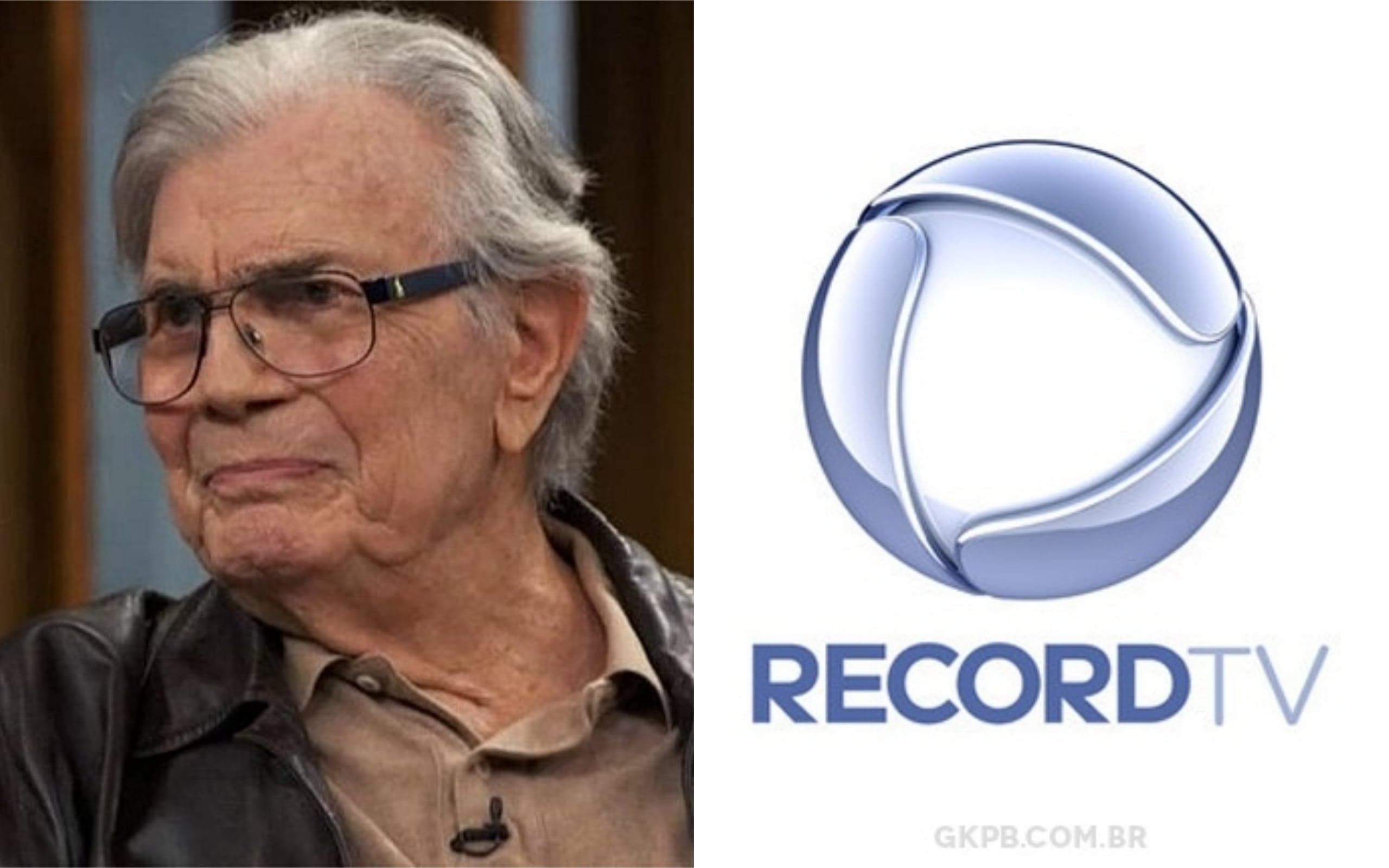 O ator tarcísio Meira deu entrevista para a Record (Foto: Divulgação)