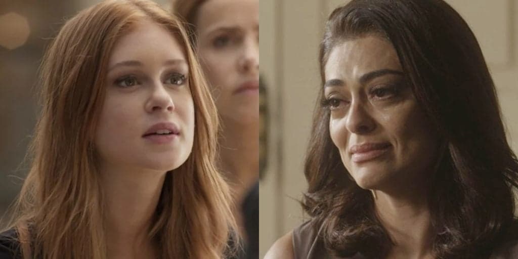 Totalmente Demais: Carolina, ajoelhada, implora perdão de Eliza e tem resposta decepcionante
