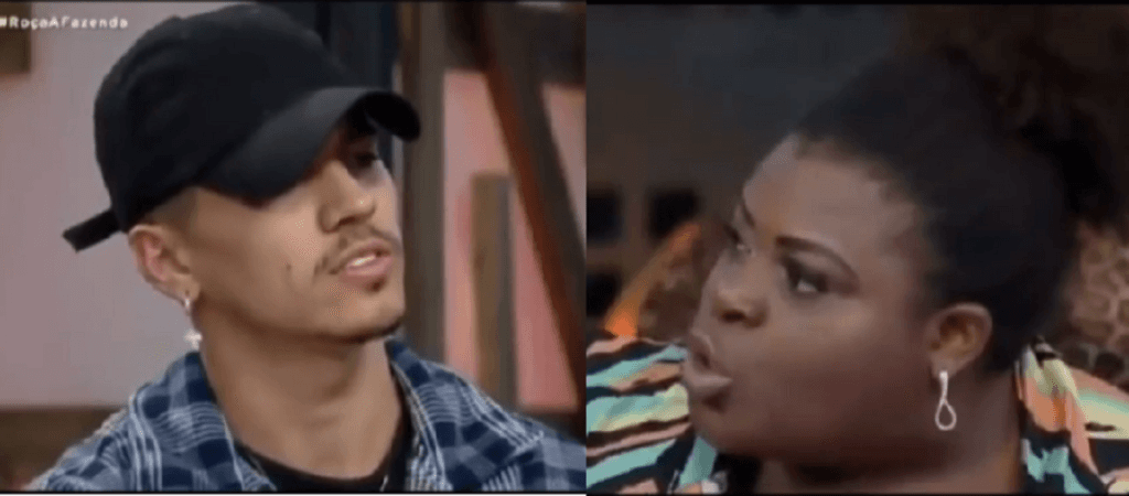 A Fazenda 12: Jojo surta com  Biel, ameaça de soco e solta palavrão ao vivo: "C*zão"