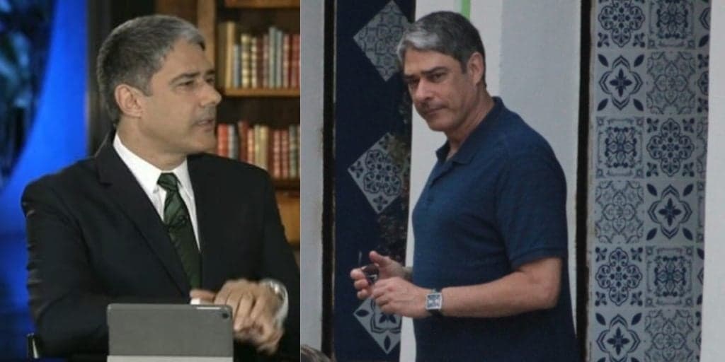 William Bonner tem disfarce revelado em praça pública, esconde o rosto e foge de ameaça de morte: "Vai embora"