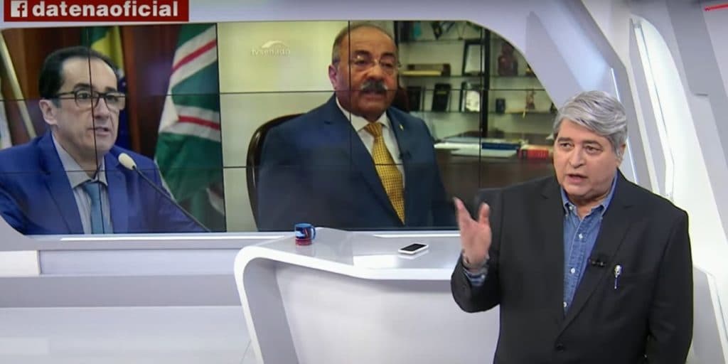 Jorge Kajuru solta o verbo com Datena na Band