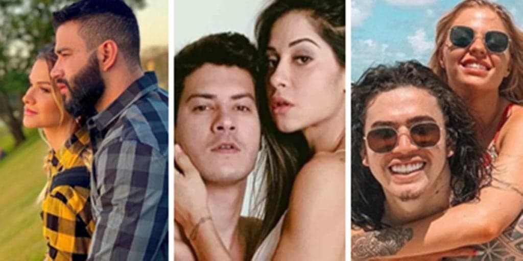 Gusttavo Lima e Andressa, Mayra e Arthur, Luísa e Whindersson: o que o futuro reserva para esses ex-casais?