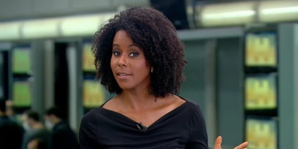 Maju Coutinho dá lição de moral ao vivo