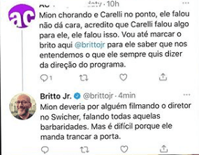 A Fazenda 12 (Reprodução/ Twitter) A Fazenda 12 (Reprodução/ Twitter)