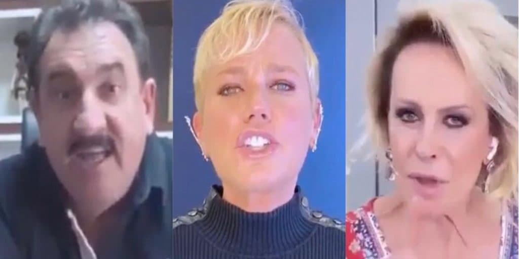 Xuxa convoca Ratinho e Ana Maria contra Sikêra Jr, divulga vídeo e destrói apresentador: “É crime”